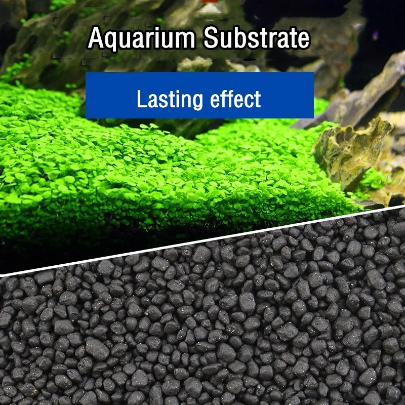 Aquarium Plant Nutrients - 500g Aquarium-Pflanzbodensubstrat Dünger Natürlicher Ton Kies