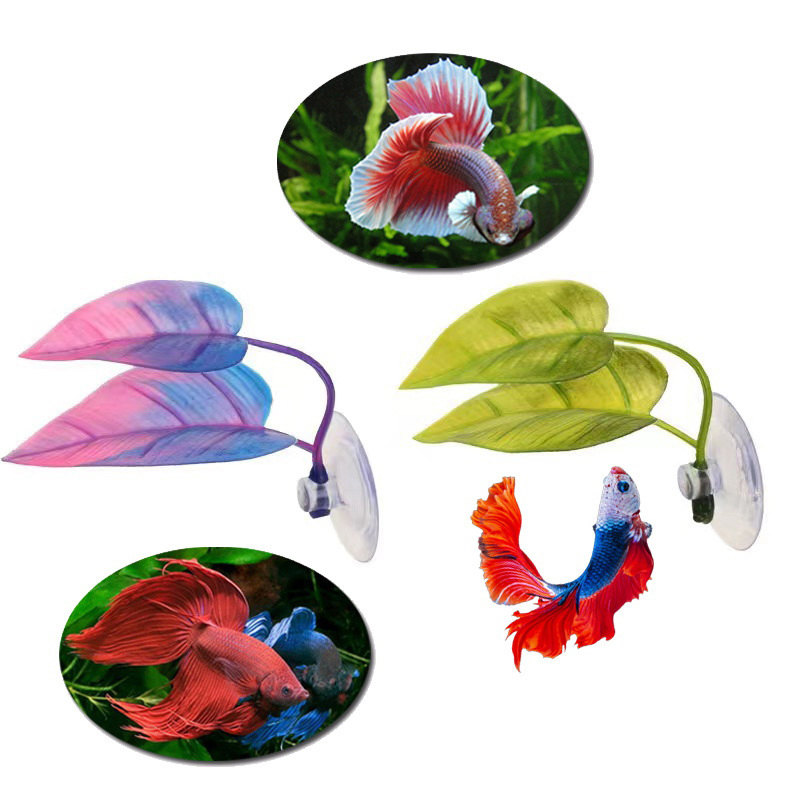 Planted Aquarium Betta - Künstliche Wasserpflanze für Aquarien-Landschaftsgestaltung, Betta-Fisch Ruhe-