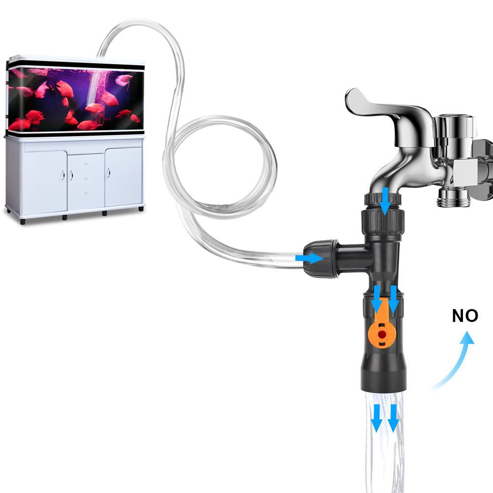 Planted Aquarium Products - Eimerfreier Aquarium-Wasserwechsler, Reinigungswerkzeuge für Aquarien, Siphon,