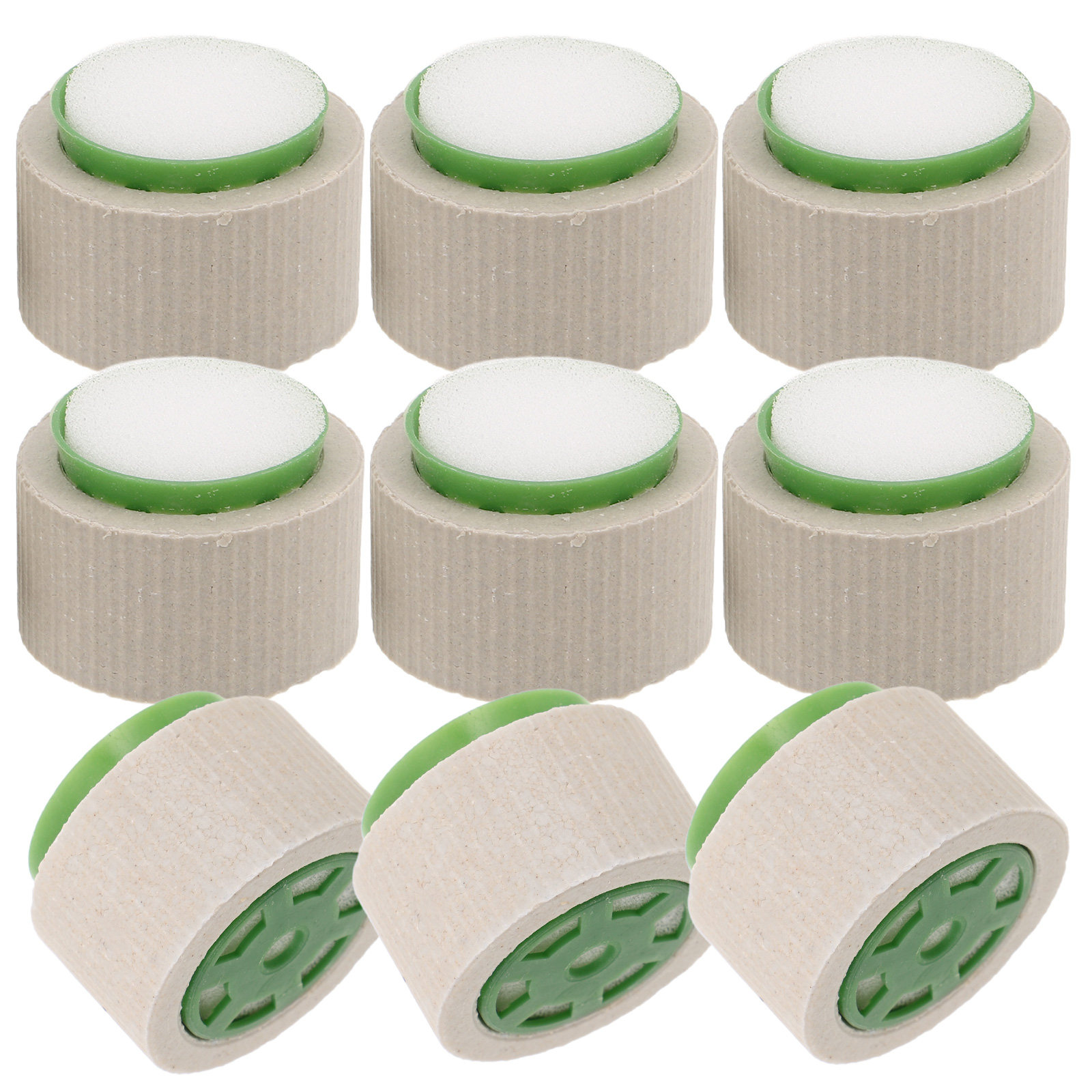 Aquarium Plant Nutrients - 9-teiliges Set Keramik-Aquarienpflanzen-Anker-Ringe, langlebiger Anti-Schwimm-Fixierhalter für
