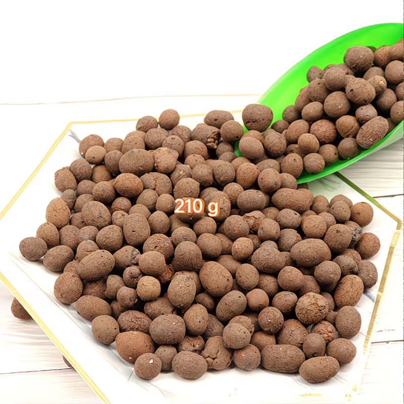 Aquarium Plant Nutrients - 210g Expandierte Tonkugeln – Naturstein-Wasserpflanzenmedium für