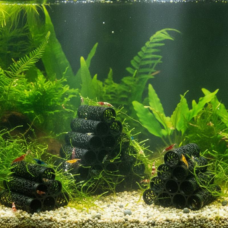 Planted Aquarium Betta - 3/6/9/10 Stück 3D-gedruckte Fisch-Garnelen-Versteckhöhle, poröser Aquarium-Unterschlupf,