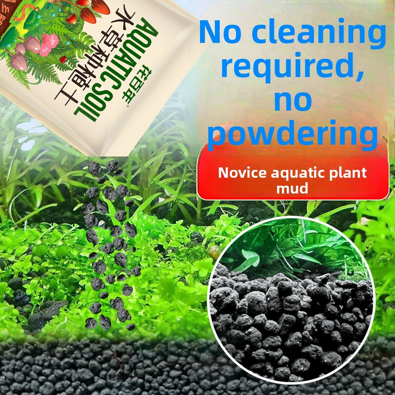Aquarium Planted Soil - Aquarium-Bodensubstrat – lichtecht gepflanzter Tank-Tonkies für
