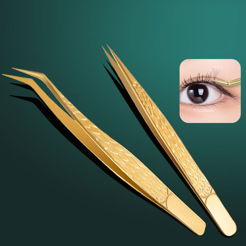 Planted Clip Tweezers - 2 Stück Pinzette für falsche Wimpern