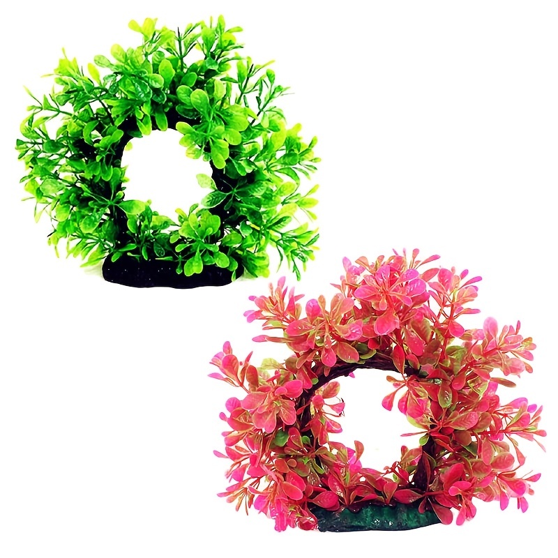 Aquarium Plant Diseases - Unterwasserkranz, künstliches Unterwasser-Kunststoff-Aquarium, Aquarium, Aquatische gefälschte
