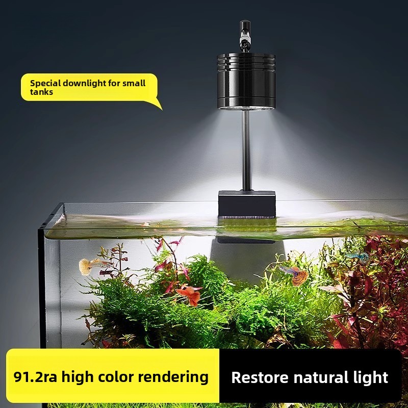 Planted Aquarium Hanging Light - Aquarium-Pflanzenleuchte mit Aluminiumlegierungs-Halterung, Hängelampe für Bachbecken-Aquascape,